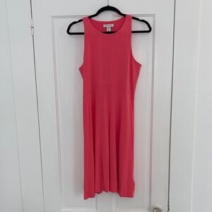 Athleta Vibrant Coral Midi Dress